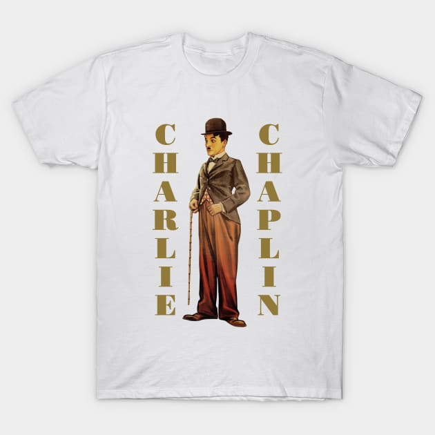 Charlie Chaplin T-Shirt by PLAYDIGITAL2020